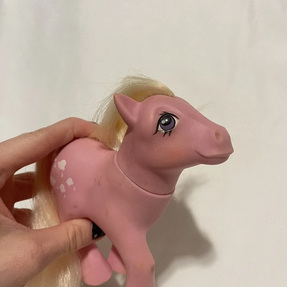 Vintage 1984 My Little Pony G1 Lickety Split Hasbro Pink W/‎ Ice Cream Cones
